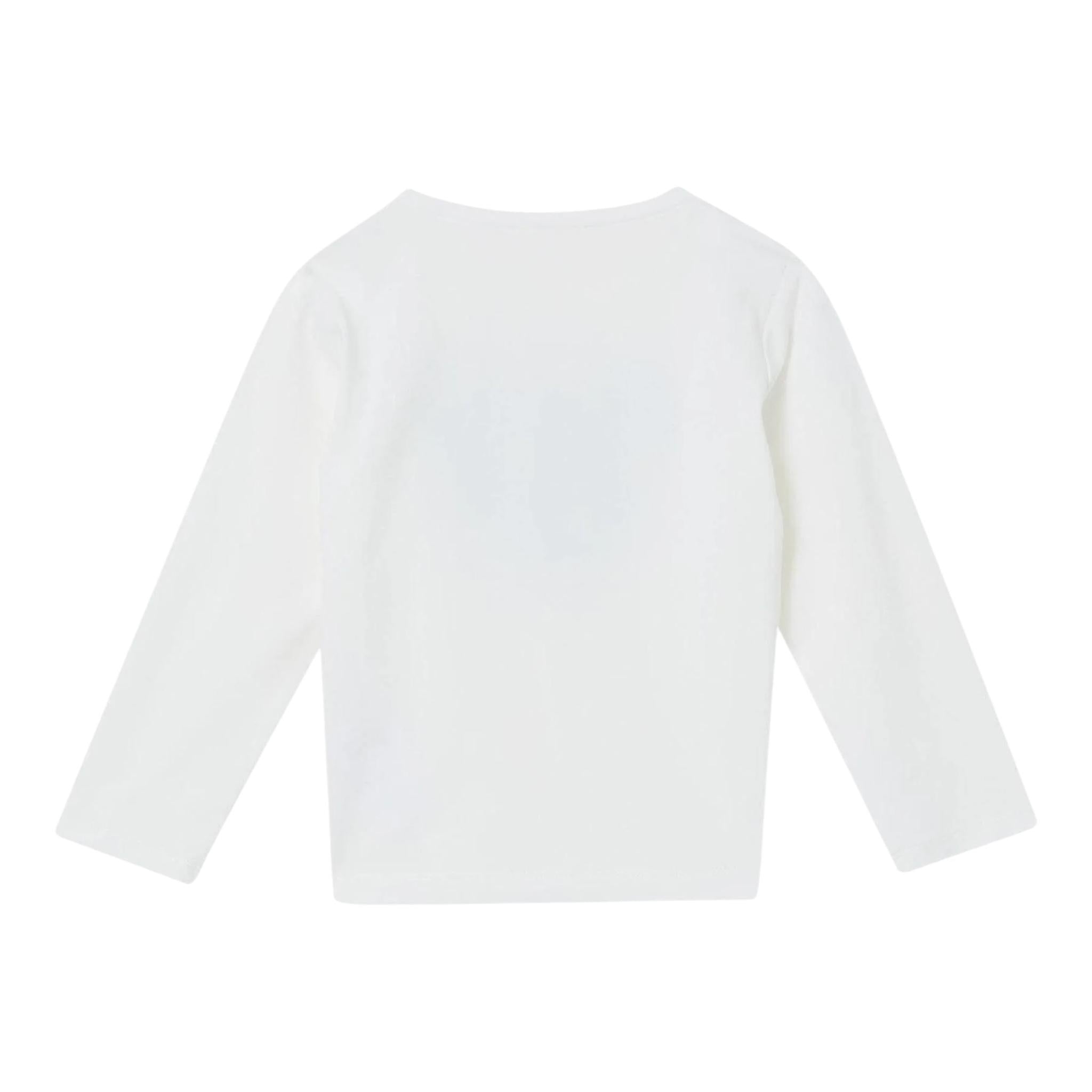 LIU JO shirt girocollo tinta unita con stampa in contrasto Panna per Bambina KF4067X PANNA LIU JO 