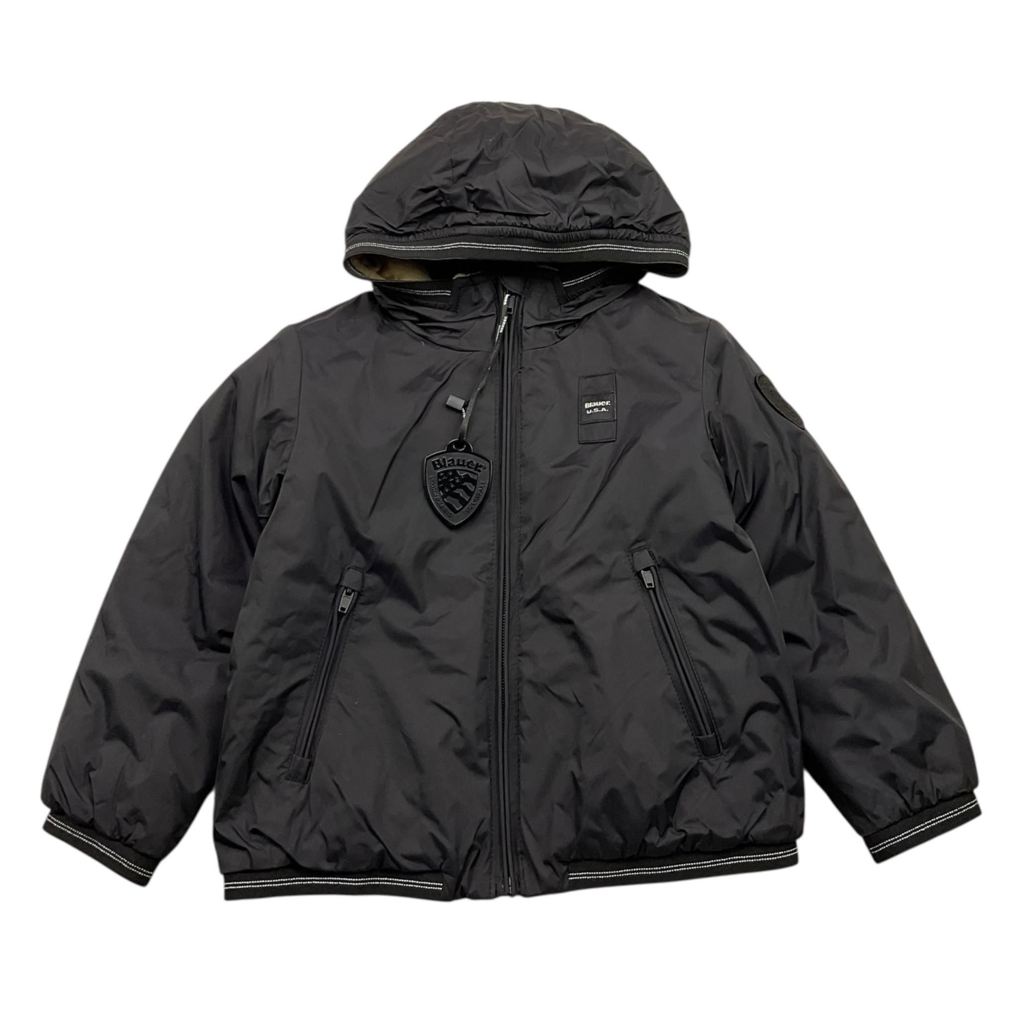 BLAUER giubbino tinta unita con cappuccio Nero per Neonato 24WBBXC02551 NERO BLAUER 