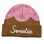 SAINT BARTH cappello bicolore con stampa Rosa/beige per Bambina ZAY001 ROSA/BEIGE SAINT BARTH 