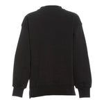 DISCLAIMER felpa tinta unita girocollo con brillantini Nero per Bambina 24IDK58337 NERO DISCLAIMER 