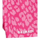Balmain Short Tinta Unita con Fantasia per Bambina BS6139 FUXIA BALMAIN 