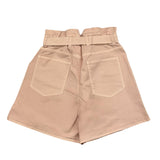 Philosophy Short Solid Color With Pink Strap For Girls