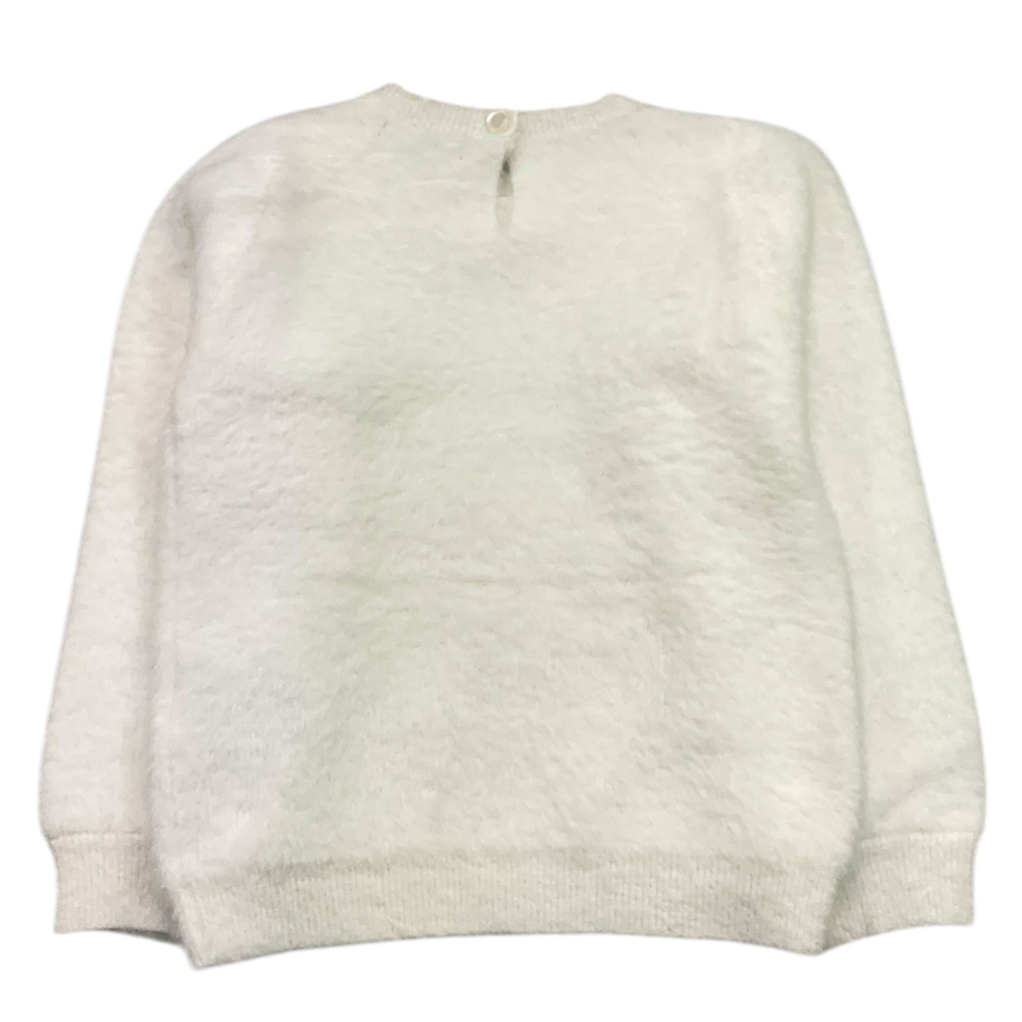 FUN & FUN maglia girocollo tinta unita con ricamo logo Bianco per Neonata FNSW00353 BIANCO FUN & FUN 