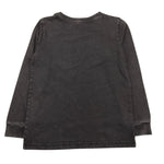 TRUSSARDI shirt girocollo tinta unita con stampa in contrasto Nero per Bambino TBA25114TS NERO TRUSSARDI 
