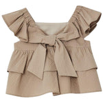 Liu Jo Top Giromanica Tinta Unita per Neonata KA5140N BEIGE LIU JO 