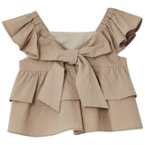 Liu Jo Top Giromanica Tinta Unita per Neonata KA5140N BEIGE LIU JO 