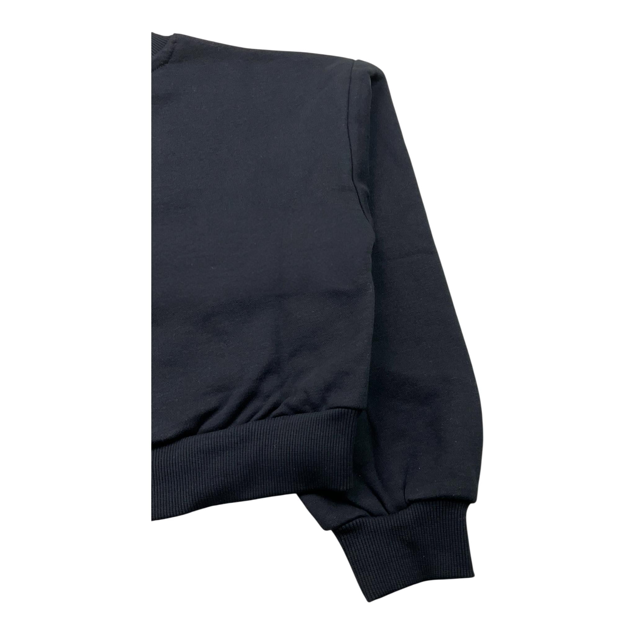 RELISH felpa chiusa gircollo tinta unita  Nero per Bambina RGA2401033023 NERO RELISH 