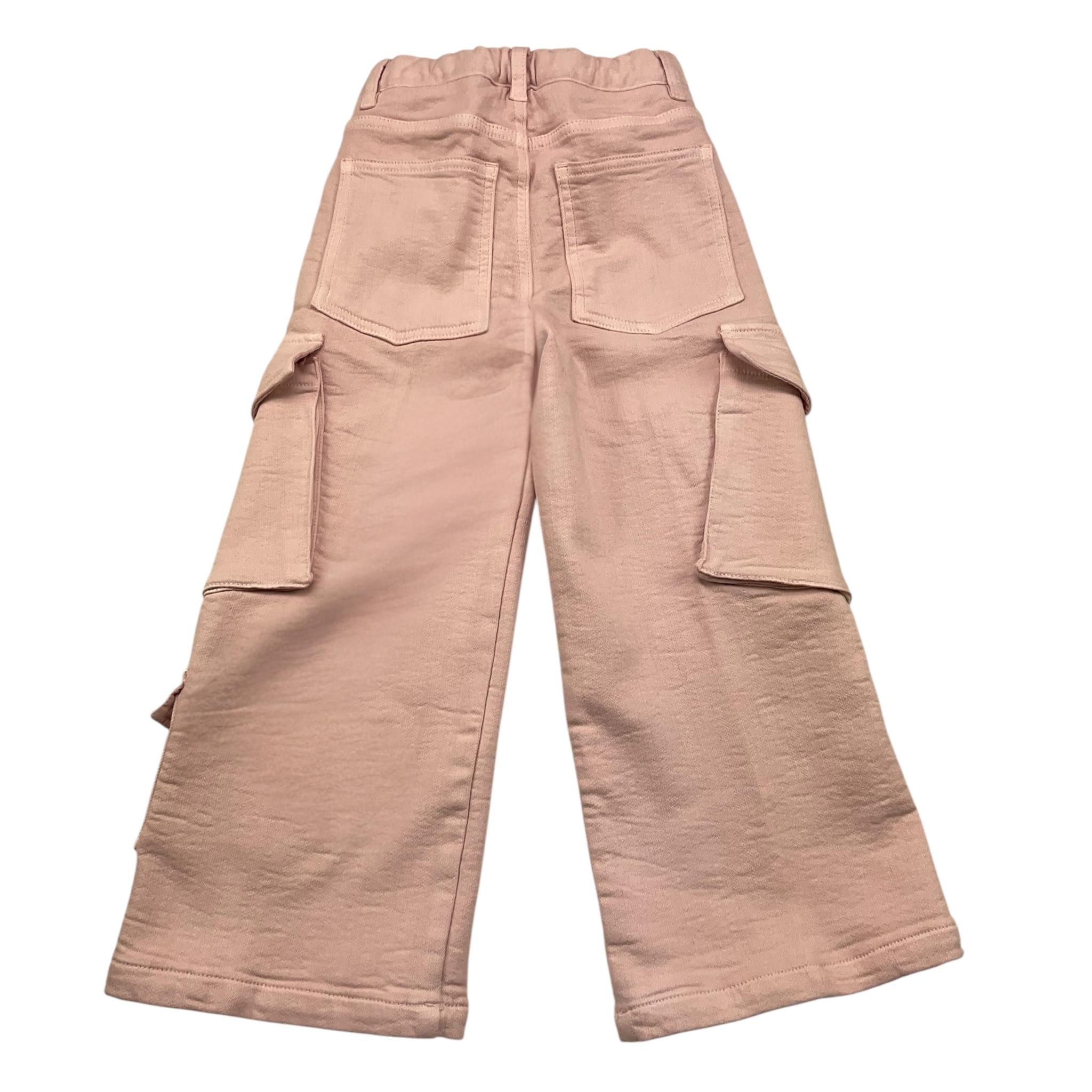 IL GUFO pantalone tinta unita modello cargo Rosa per Bambina A24PL438J0047 ROSA IL GUFO 
