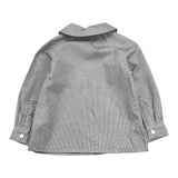 Little Bear Solid Color Long Sleeve White Patterned Shirt for Baby