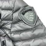 BLAUER giubbino tinta unita con zip e cappuccio Grigio per Neonato 23WBLKC02228 GRIGIO BLAUER 