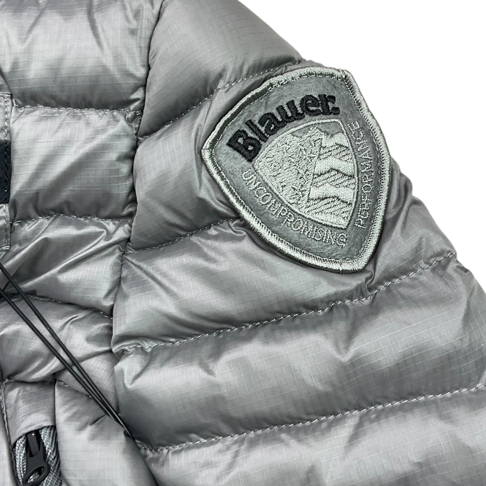 BLAUER giubbino tinta unita con zip e cappuccio Grigio per Neonato 23WBLKC02228 GRIGIO BLAUER 