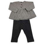 LALALU' completo 2 pezzi shirt-leggins Nero per Neonata CML8N NERO LALALU' 