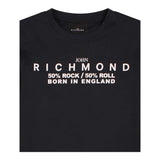 JOHN RICHMOND shirt girocollo tinta unita con stampa Nero per Bambino RBA24043TS NERO JOHN RICHMOND 