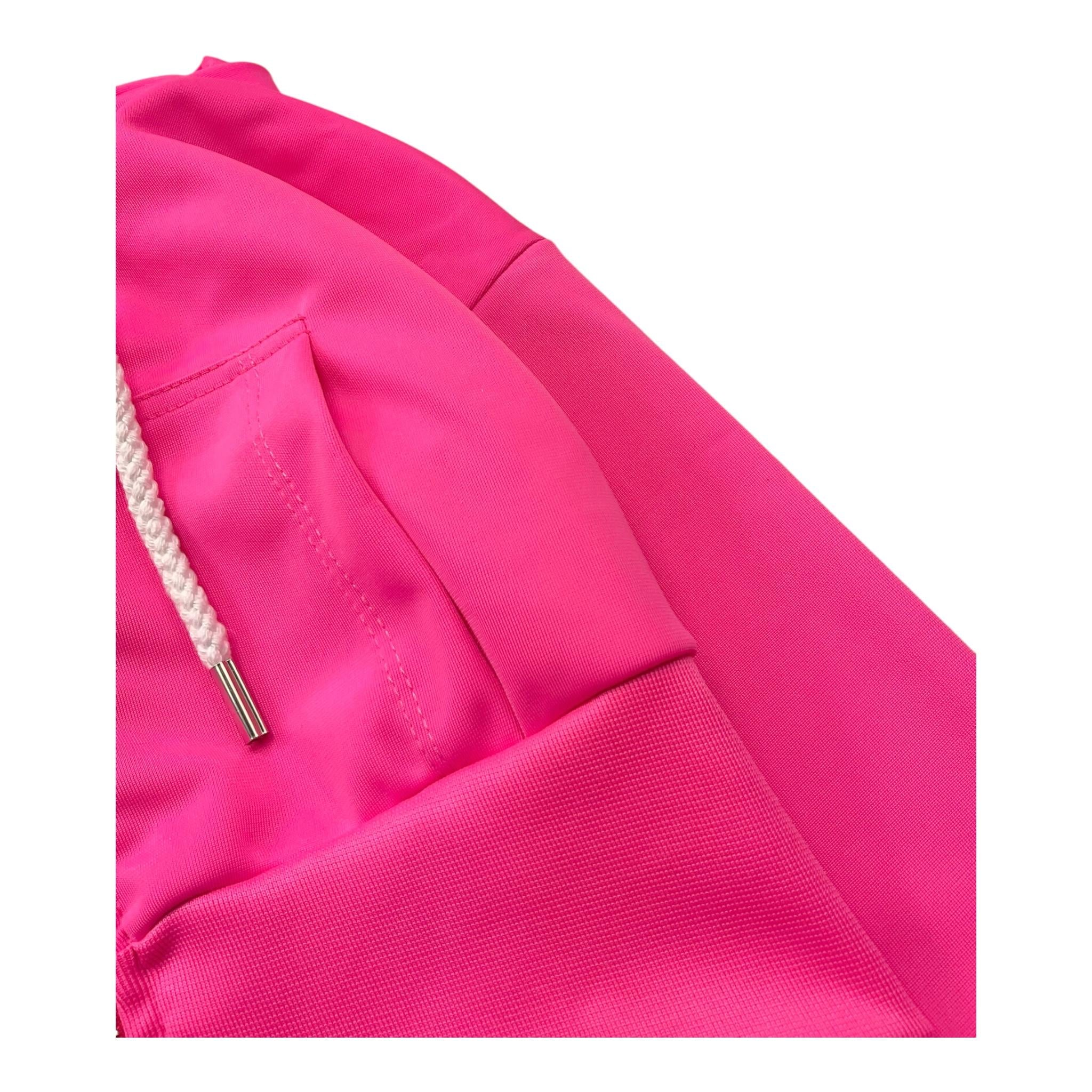 So Twee By Miss Grant Felpa Tinta Unita con Zip E Cappuccio per Bambina ST0002 FUXIA SO TWEE BY MISS GRANT 