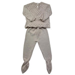 Le Bebe Completo 2 Pezzi Shirt-Ghettina Tinta Unita per Neonato LBG6270 BEIGE LE BEBE 