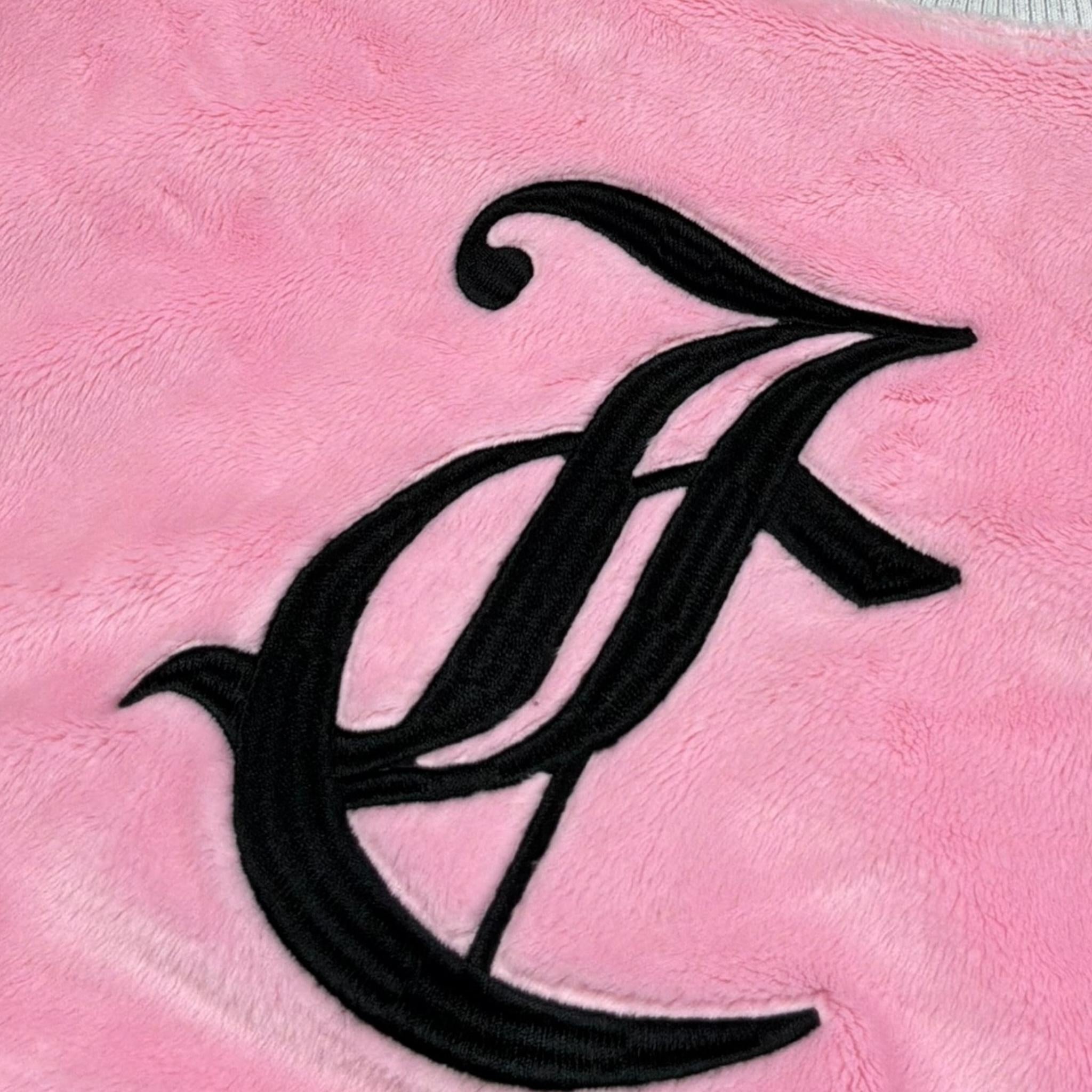 Juicy Couture Felpa Girocollo Tinta Unita con Stampa per Bambina JBX6626 ROSA JUICY COUTURE 