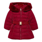 ABEL & LULA giubbino tinta unita con zip e cappuccio Rosso per Bambina 5839X ROSSO ABEL & LULA 