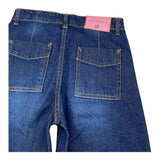 JOHN RICHMOND jeans tinta unita modello palazzo Blu per Bambina RGA25023JE BLU JOHN RICHMOND 
