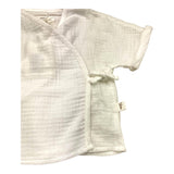 Teddy E Minou 2 Piece Set T-Shirt-Trousers Two-Tone White/Beige For Baby Girl