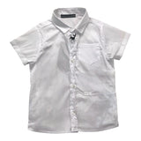 Daniele Alessandrini Shirt Half Sleeve Solid Color White For Newborn