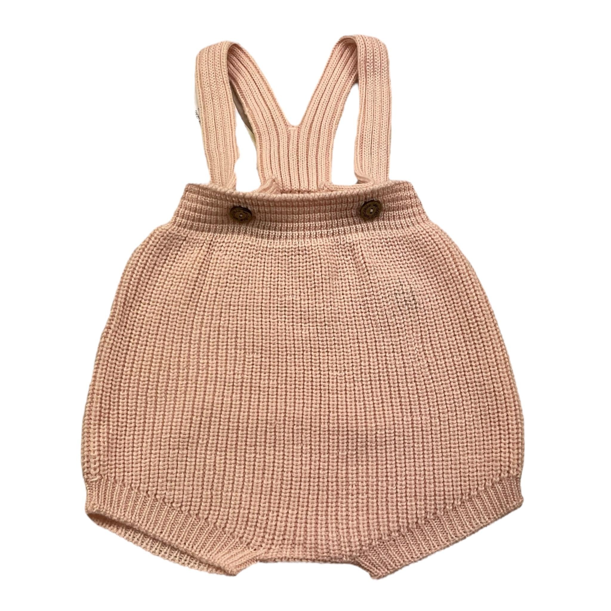 WEDOBLE pagliaccetto tinta unita con bretelle Rosa per Neonata I2402305 ROSA WEDOBLE 