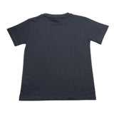 Cesare Paciotti Solid Color Crew Neck T-Shirt With Black Print For Boys