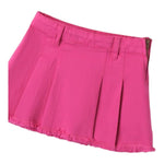 Sarabanda Gonna Tinta Unita con Girovita Regolabile per Bambina 0B226X FUXIA SARABANDA 