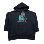 MARC ELLIS felpa tinta unita con cappuccio e stampa Nero per Bambina JMJMX15351XX NERO MARC ELLIS 