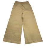 Maison Margiela Mod Palazzo Pants Solid Color With Elastic Waist Biscuit For Girls