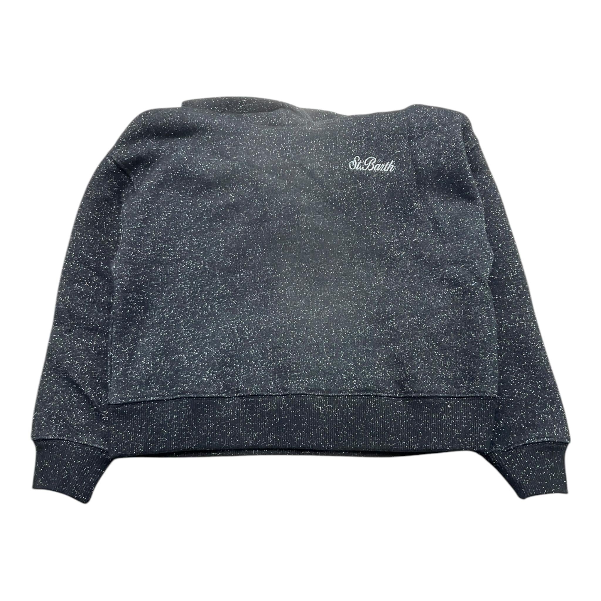 SAINT BARTH felpa tinta unita con cappuccio Nero per Bambina MINDY NERO SAINT BARTH 