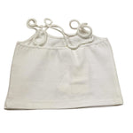 Twinset Top Tinta Unita con Logo per Bambina 251GJ2570 BIANCO TWINSET 