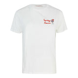 Saint Barth T-Shirt Girocollo Tinta Unita Stampa Snoopie per Bambino EMILIE BIANCO SAINT BARTH 