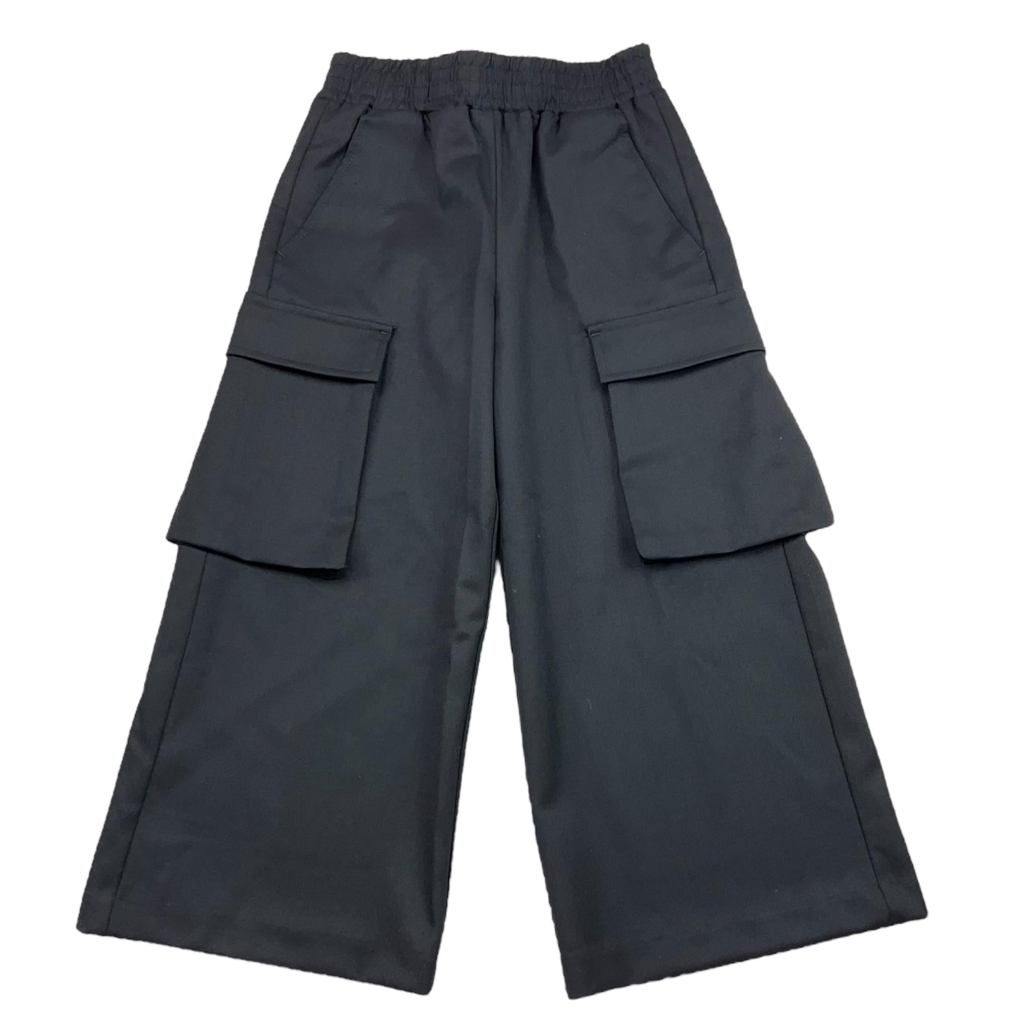 MAISON MARGIELA pantalone modello a palazzo tinta unita Nero per Bambina M60691 NERO MAISON MARGIELA 