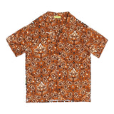 4Giveness Brown Printed Solid Color Half Sleeve Shirt For Boys