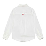 Fay Camicia Tinta Unita Manica Lunga per Neonato FW5Q20XN BIANCO FAY 