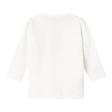 NAME IT shirt tinta unita girocollo con stampa Bianco per Neonata 13225644 BIANCO NAME IT 