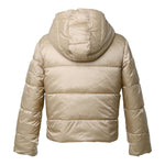 SUNS  giubbino tinta unita reversibile in pelliccia Panna per Bambina GBS5355D PANNA SUNS 