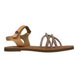 Gioseppo Sandals Solid Color Glitter And Multicolor Strap For Girls