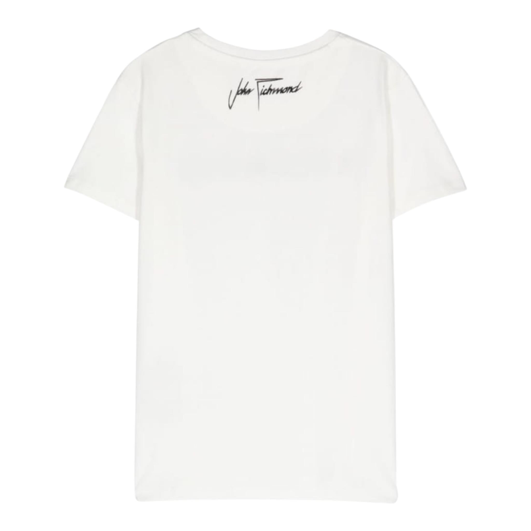 JOHN RICHMOND t-shirt girocollo tinta unita con stampa Bianco per Bambina RGA24055TS BIANCO JOHN RICHMOND 