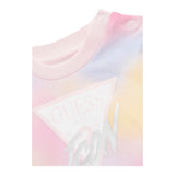 GUESS felpa chiusa girocollo stampa fantasia Rosa per Neonata K4YQ05KA6R3 ROSA GUESS 