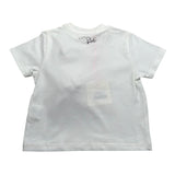 Vicolo T-Shirt Girocollo Tinta Unita con Applicazione per Bambina 3146M00265 BIANCO VICOLO 