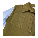 VICOLO abito manica lunga con finto gilet Verde/azzurro per Bambina 3141V00049X VERDE/AZZURRO VICOLO 