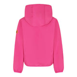 Save The Duck Giubbino Tinta Unita con Zip E Cappuccio per Bambina J30036XJ ROSA SAVE THE DUCK 