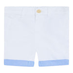 Guess Bermuda Tinta Unita con Elastico In Vita per Neonato I2RD00WEHD0 BIANCO GUESS 