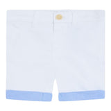 Guess Bermuda Tinta Unita con Elastico In Vita per Neonato I2RD00WEHD0 BIANCO GUESS 