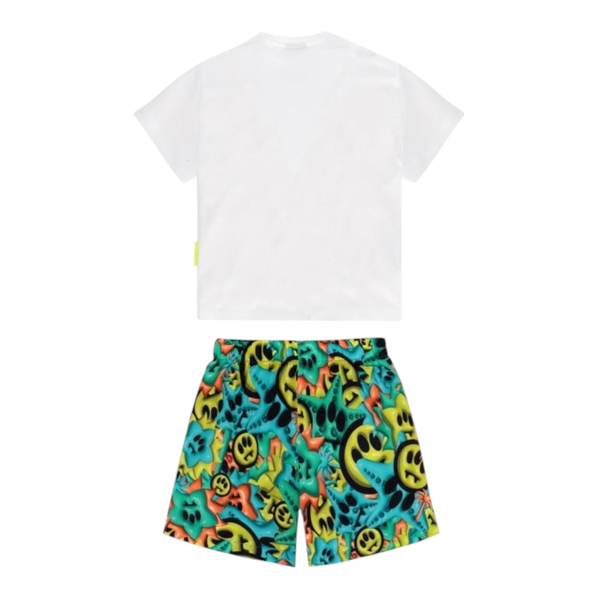 Barrow Kids Completo 2 Pezzi T-Shirt-Bermuda per Neonato S5BKUNTR160 BIANCO BARROW KIDS 