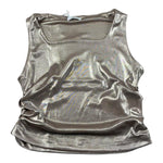 Lu Lu By Miss Grant Canotta Tinta Unita con Arriccio Laterale per Bambina LL3454 BRONZO LU LU BY MISS GRANT 