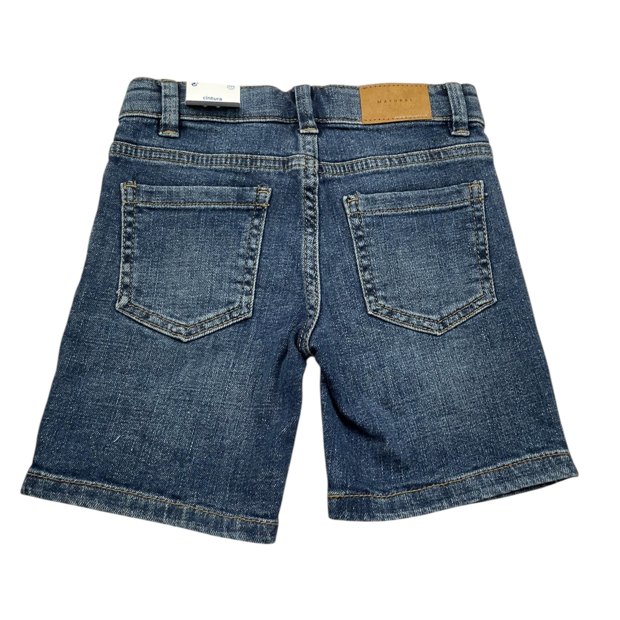 Mayoral Bermuda In Denim Tinta Unita con Girovita Regolabile per Bambino 237 BLU MAYORAL 