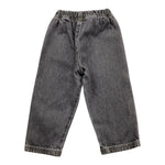 PLAY UP jeans tinta unita con elastico in vita Nero per Neonato PA011AP11608N NERO PLAY UP 