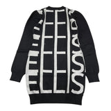 MARC ELLIS abito tinta unita con stampa mezzo collo Nero per Bambina JMJDR00110 NERO MARC ELLIS 